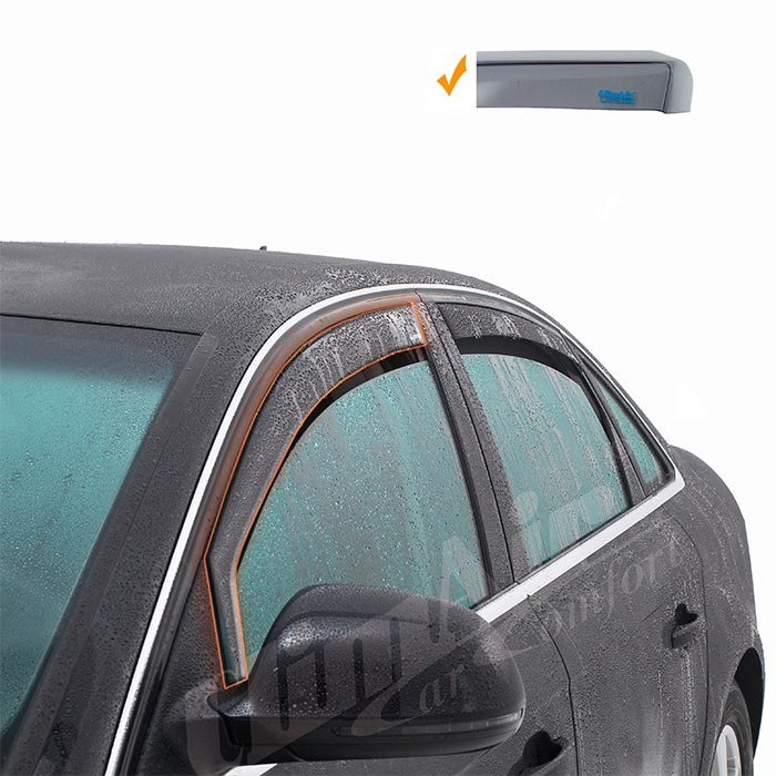 Climair Vindafvisere til Opel Grandland X 2017 - 2 Stk.