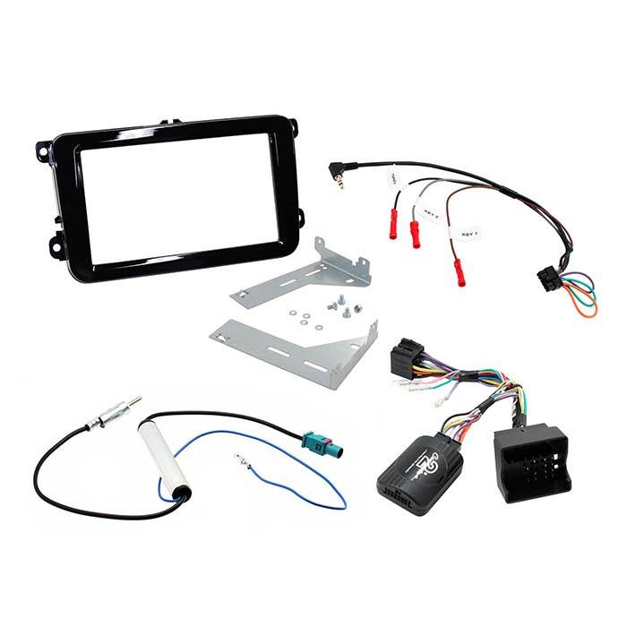 Komplet Monteringskit til VW - Pianosort 2-DIN