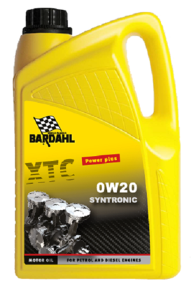 Bardahl XTC 0W20 Syntronic Motorolie 5 L - Spar brændstof!