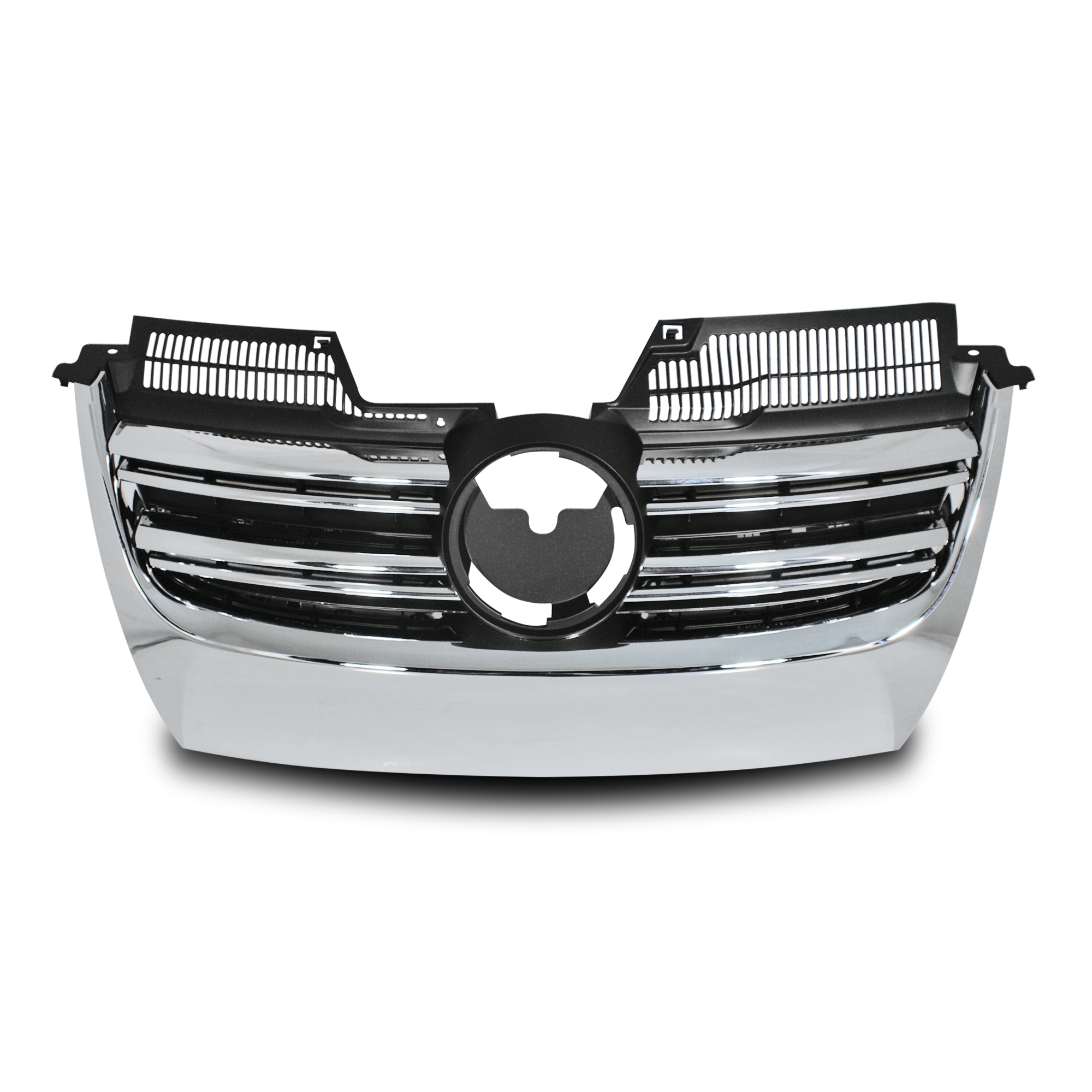 Jom Frontgrill R Look i Sort Krom til VW Golf 5