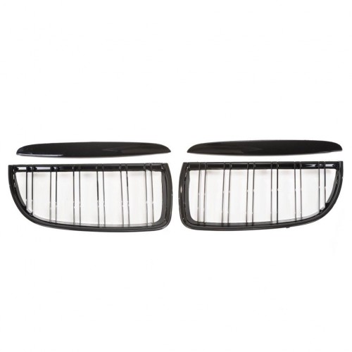 Jom Frontgrill i Blank Sort til BMW 3 Serie E60 2005-2008