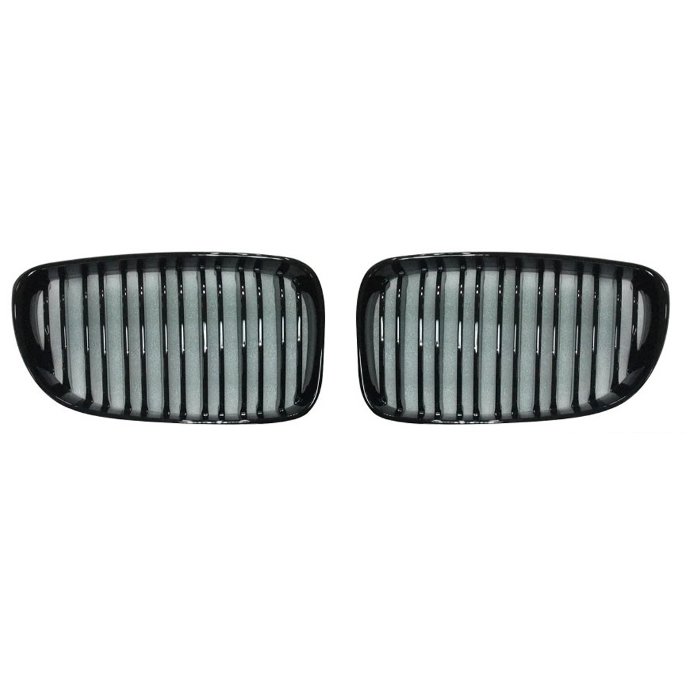 Jom Frontgrill i Blank Sort til BMW 1 Serie E87 (2007-2011)